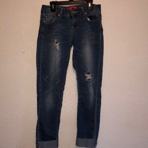 Gogo Star Cuffed Jeans Medium Blue Size 3